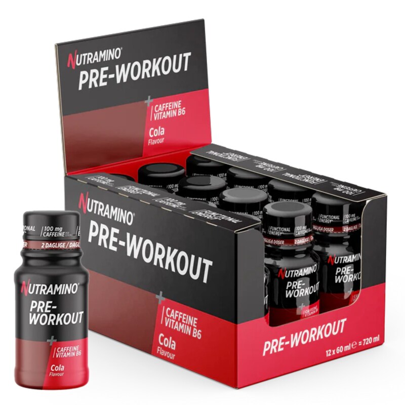 Nutramino PWO Shot Cola 12x60ml från Sportkost